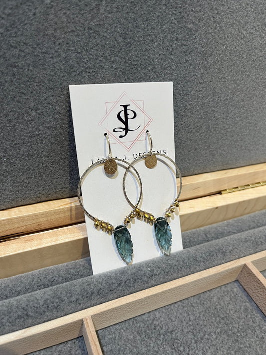 Celestial Harvest Earrings by Laura J Designs