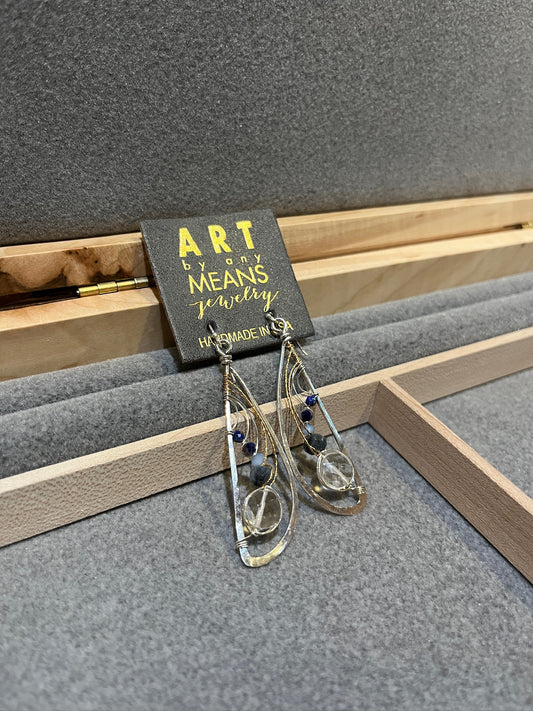 E84193 Rockport Granite Drop Earrings by Art by Any Means