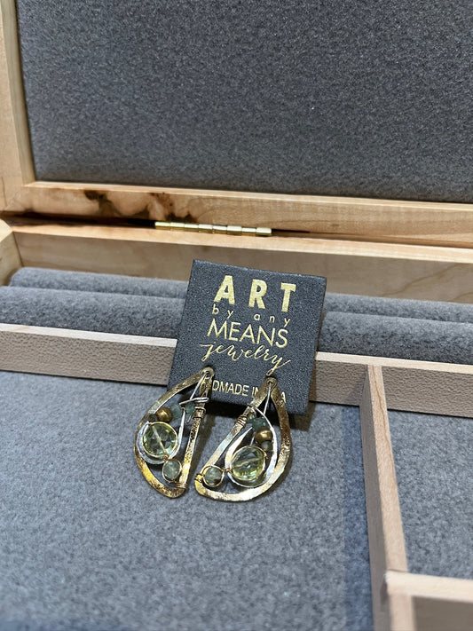 E83321 Sprout Post Earrings by Art by Any Means