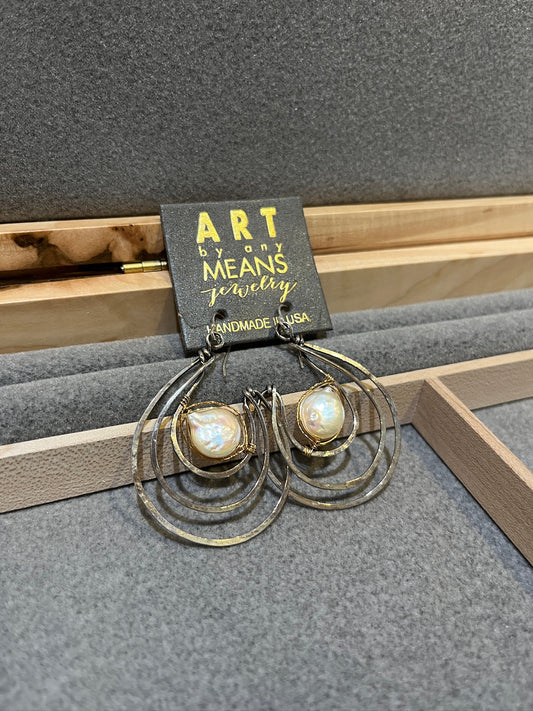 E81031 Splash Earrings by Art by Any Means