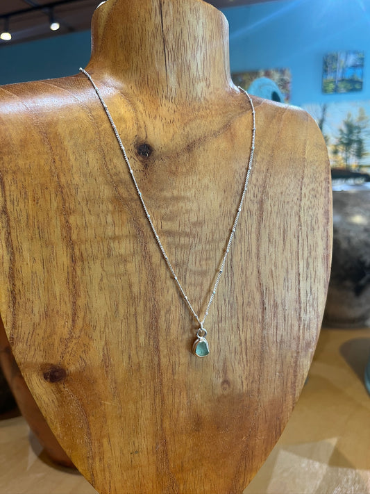 N16 Seaglass Necklace by Susan Ringer