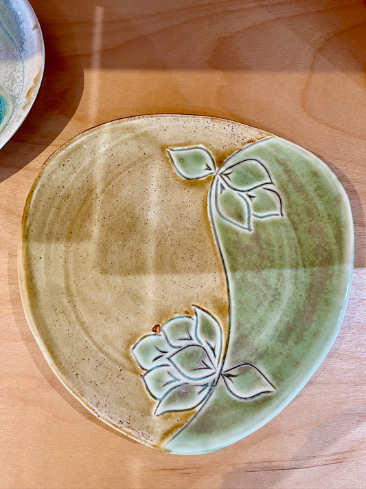 Triangle Plate by Wendy Wrenn