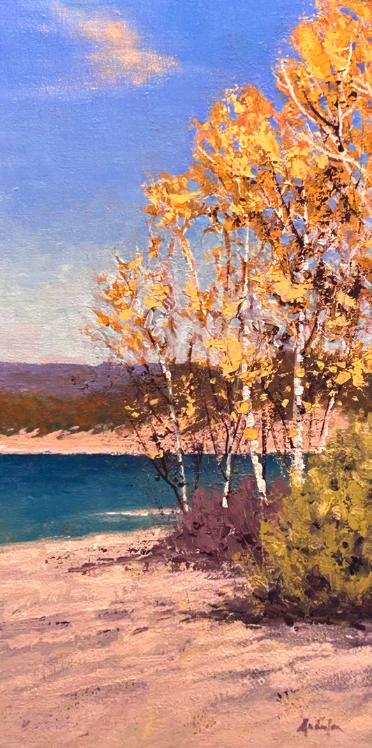 Lakeshore Birches by Kurt Anderson