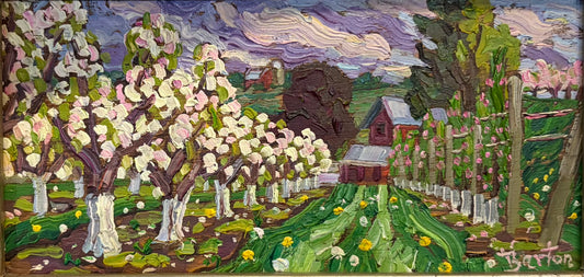 Blossoms in Green by Kevin Barton