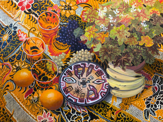 Bananas and Grapes by Margie Guyot