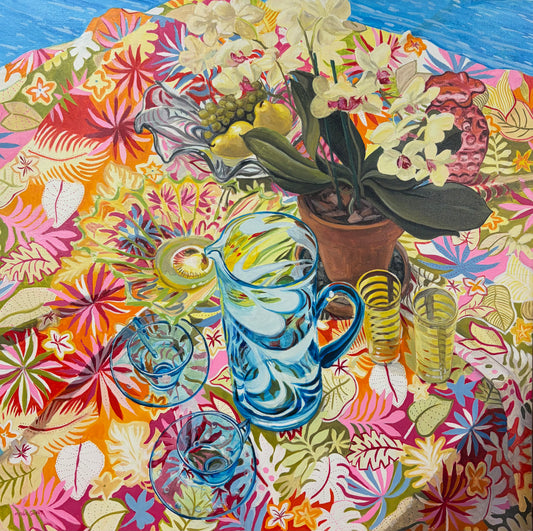 The Blue Pitcher by Margie Guyot