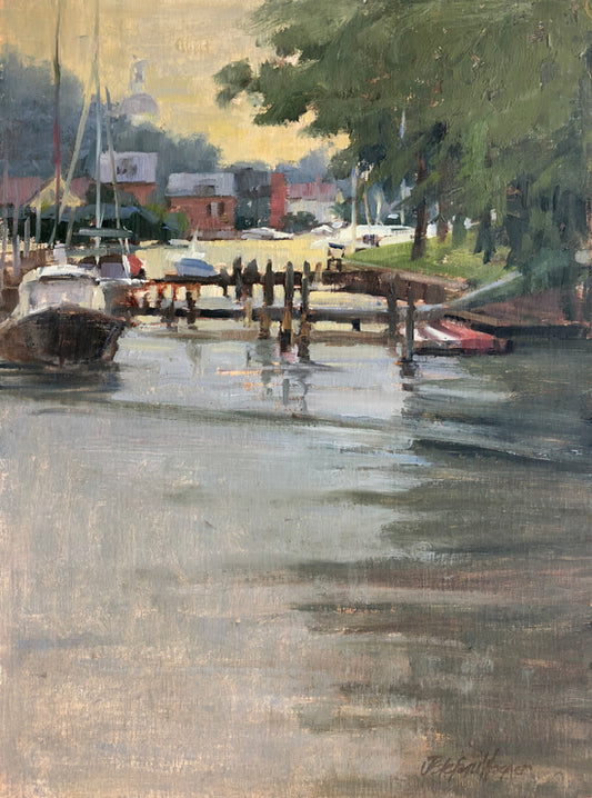 Morning Docks by Jill Wagner