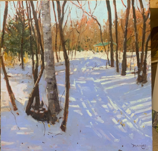 Snowy Lane by Alan Maciag