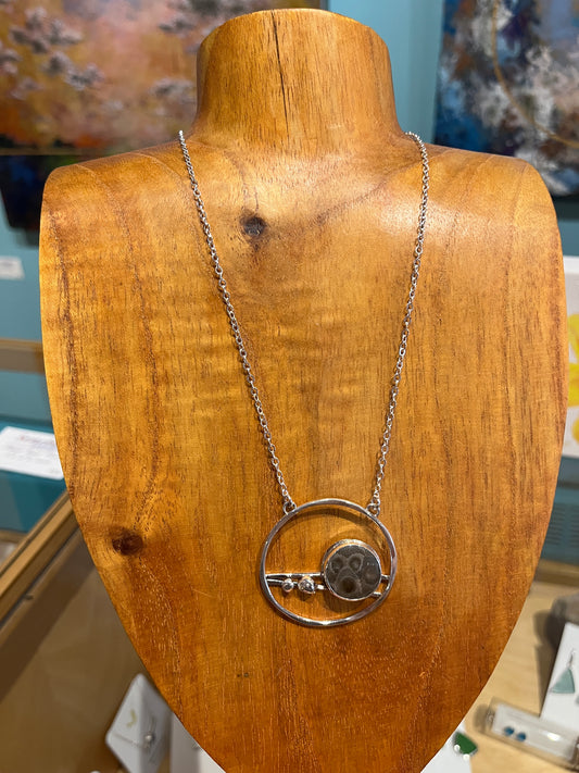 Petoskey Sunset Pendant by Meg Tang