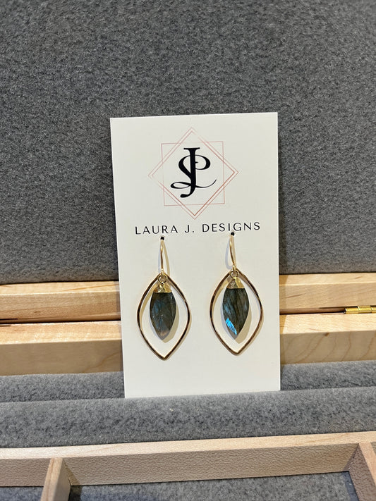 Ethereal Labradorite Earrings by Laura J Designs