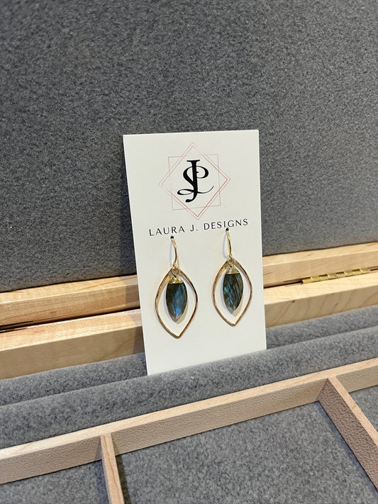 Ethereal Labradorite Earrings by Laura J Designs