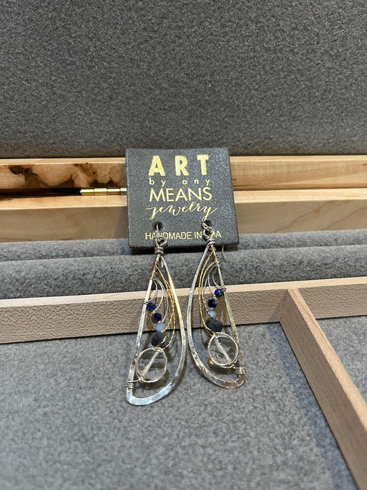 E84193 Rockport Granite Drop Earrings by Art by Any Means