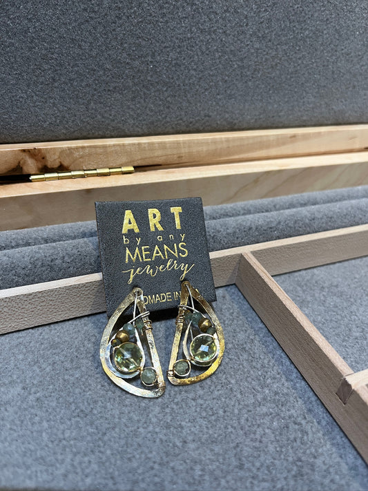 E83321 Sprout Post Earrings by Art by Any Means