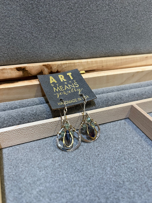 E83261 Thistle Earrings by Art by Any Means