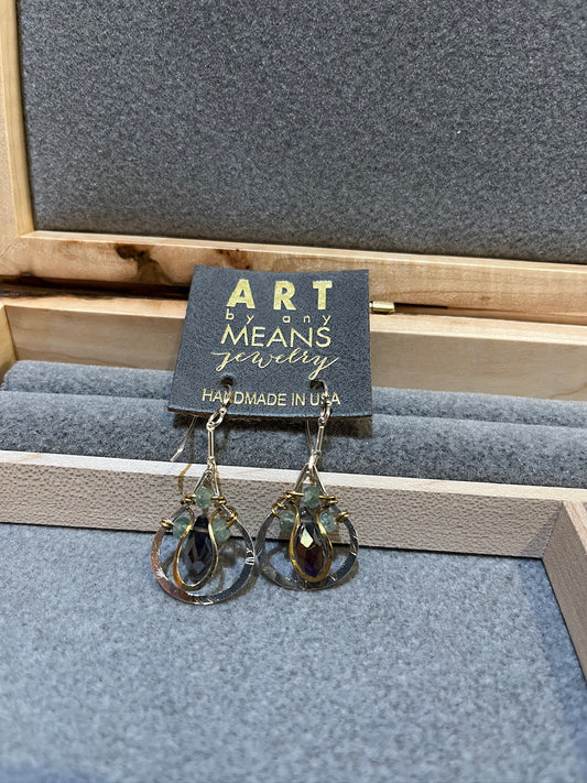 E83261 Thistle Earrings by Art by Any Means