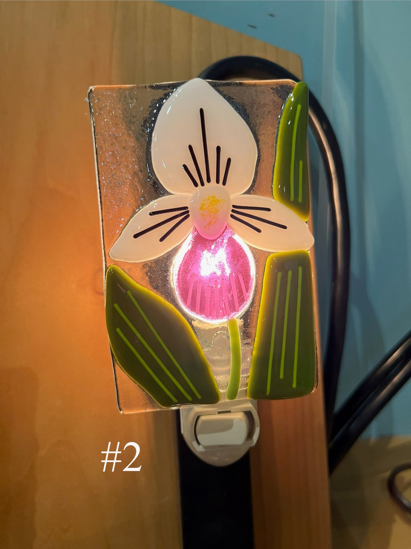 Floral Rectangle Nightlight by Susan Smith