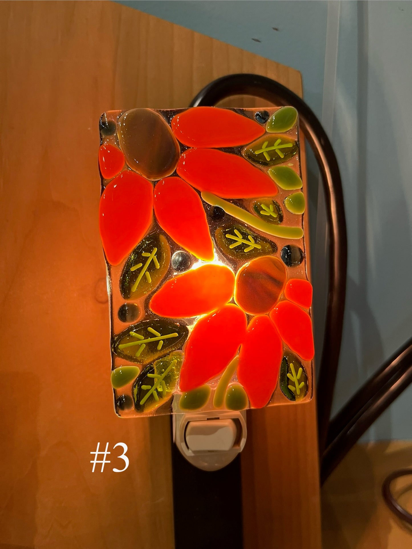 Floral Rectangle Nightlight by Susan Smith