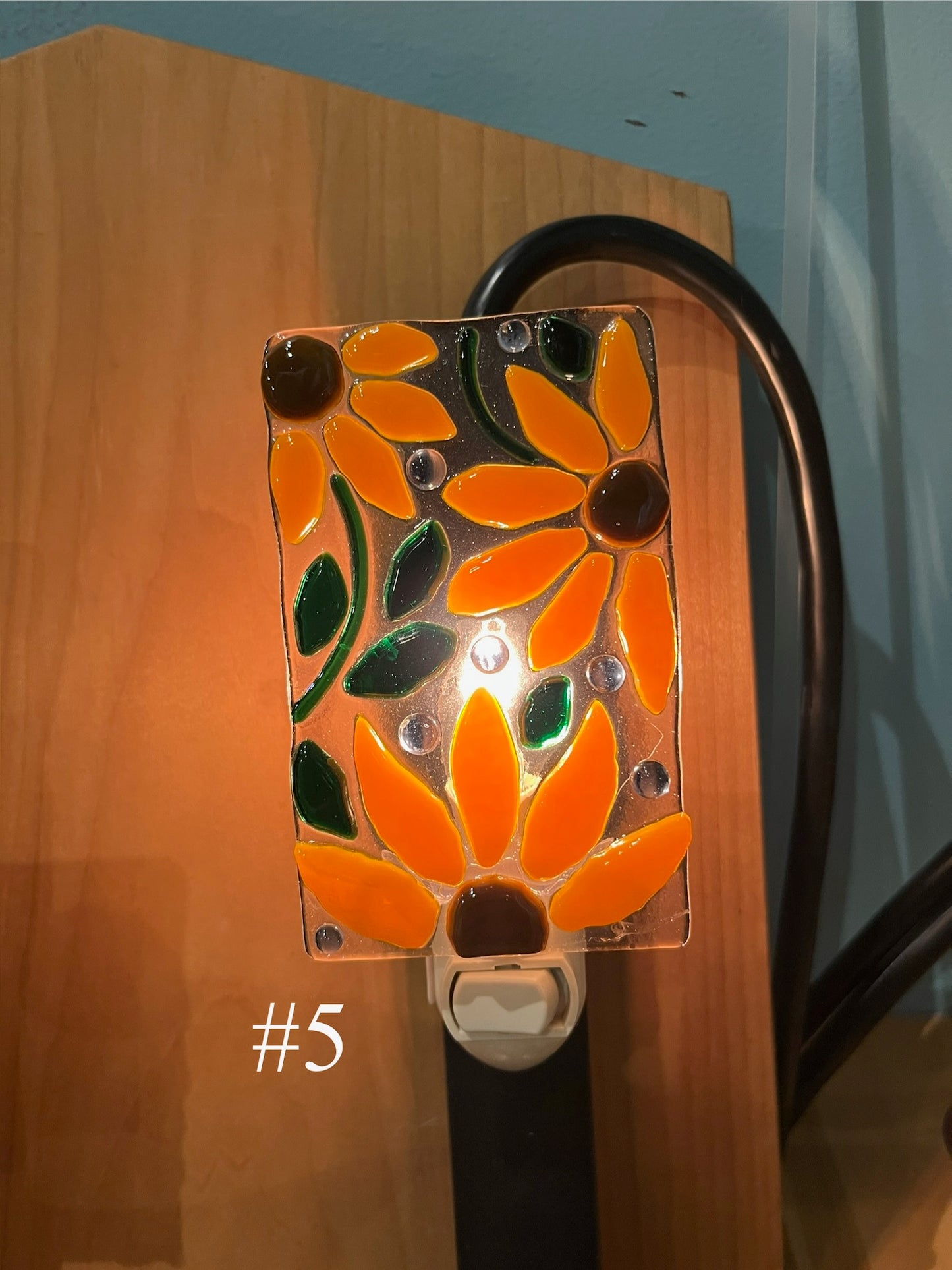 Floral Rectangle Nightlight by Susan Smith