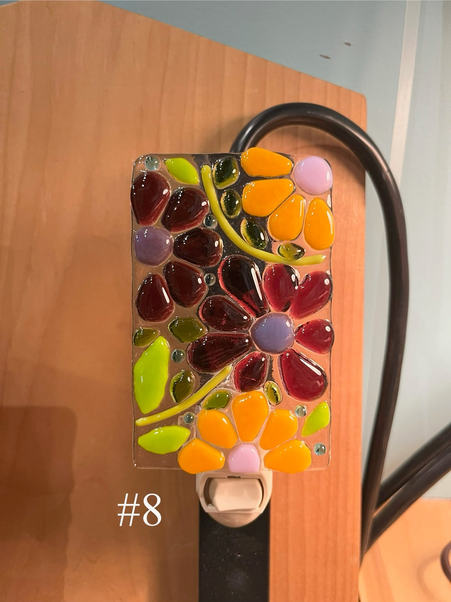 Floral Rectangle Nightlight by Susan Smith