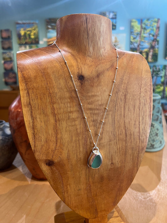 N12 Seaglass Necklace by Susan Ringer