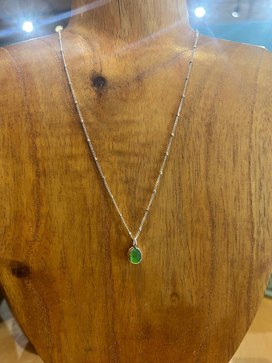 N14 Seaglass Necklace by Susan Ringer