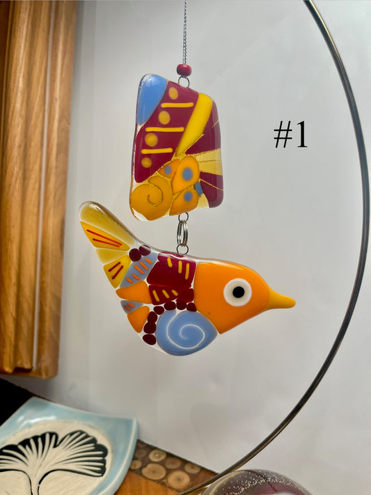 Bird Suncatcher by Susan Smith