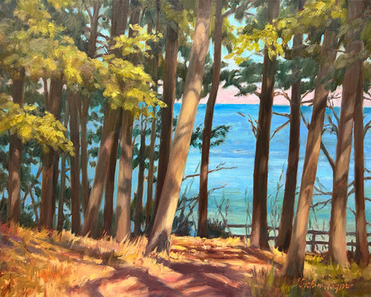 Lake Trees by Jill Stefani Wagner