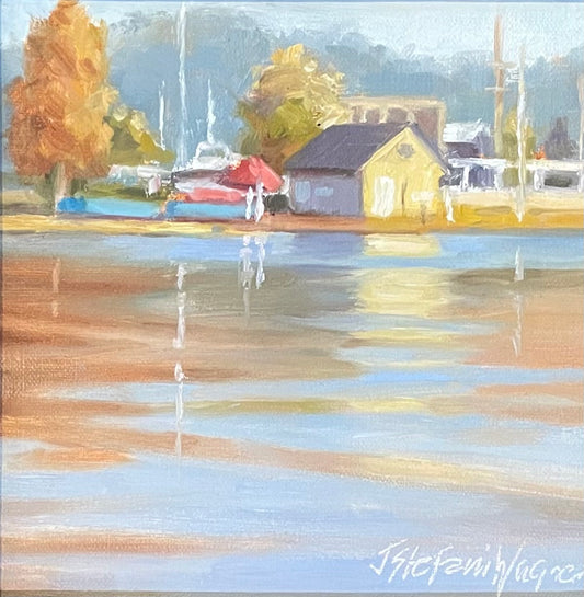 August Boathouse Redux by Jill Stefani Wagner