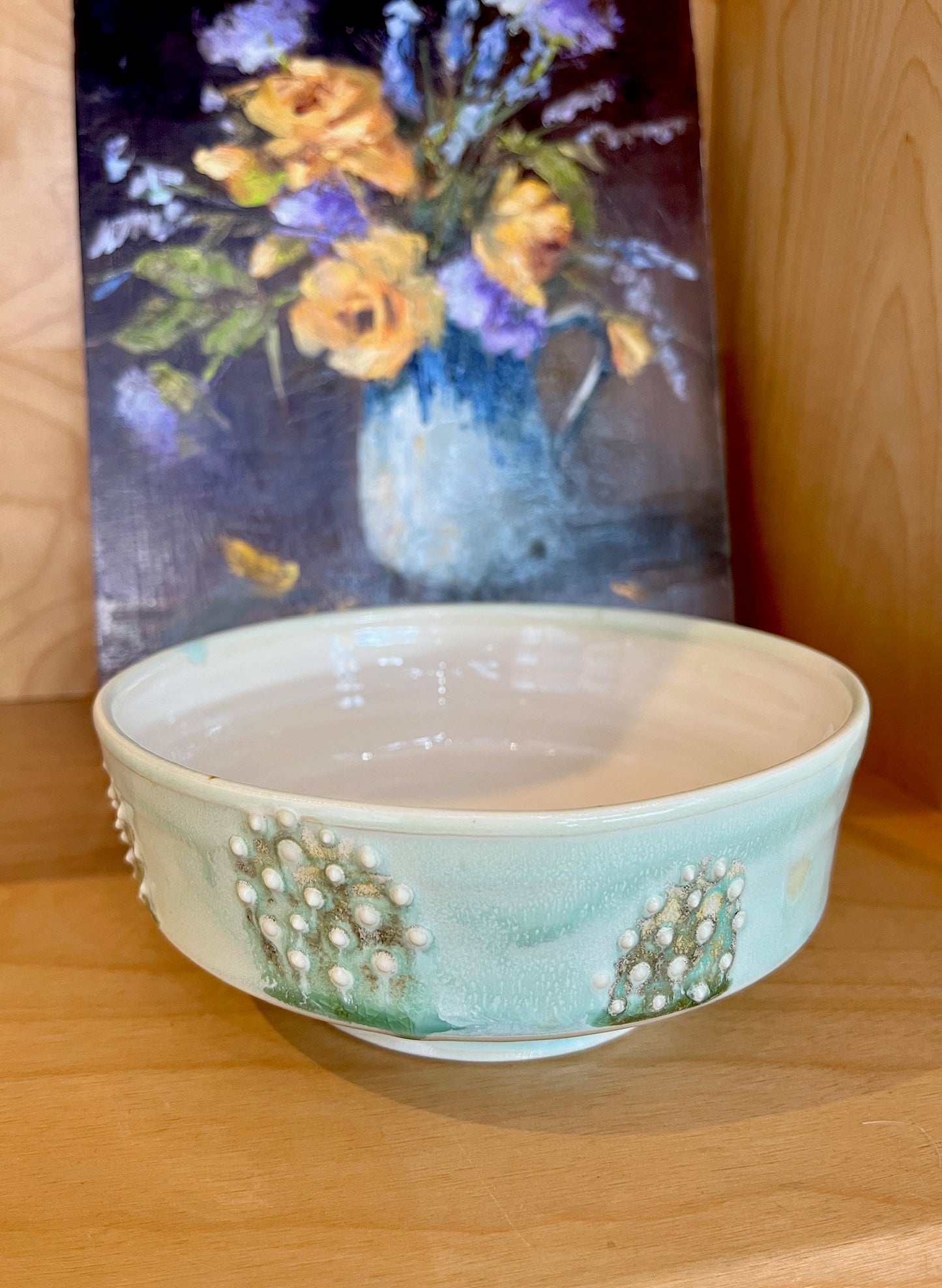 Square Dessert Bowl by Wendy Wrenn