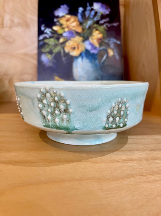 Square Dessert Bowl by Wendy Wrenn