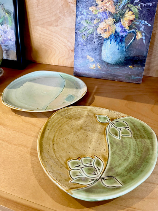 Triangle Plate by Wendy Wrenn