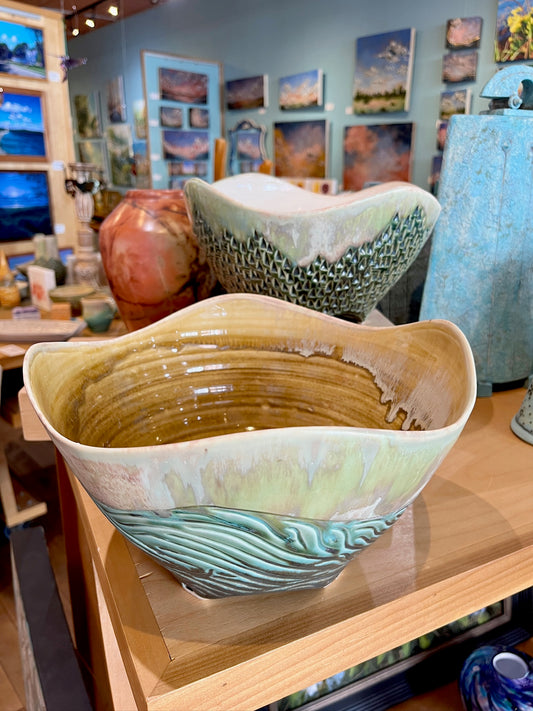 Large Square Bowl by Wendy Wrenn